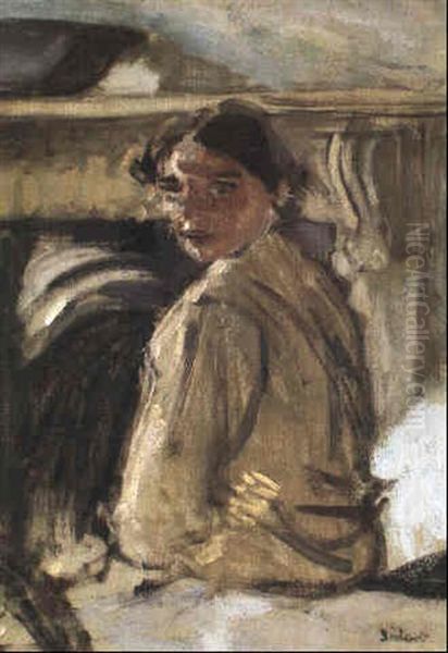 Chicken Oil Painting by Walter Richard Sickert