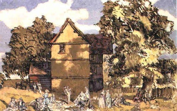 The Weir, Epping Oil Painting by Walter Richard Sickert