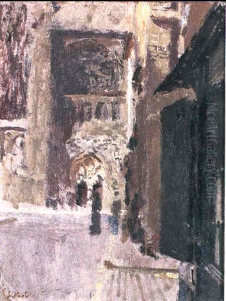 The Eglise St. Jacques, Dieppe Oil Painting by Walter Richard Sickert
