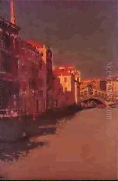 The Rialto Bridge, Venice Oil Painting by Walter Richard Sickert