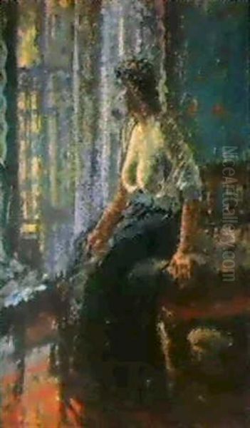Seated Woman, Granby Street Oil Painting by Walter Richard Sickert