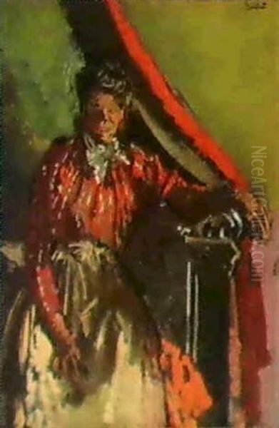 Woman Seated On A Bed Oil Painting by Walter Richard Sickert