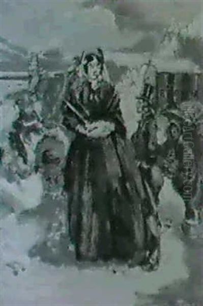 Oh It's Nice To Be Beside The Sea-side Oil Painting by Walter Richard Sickert