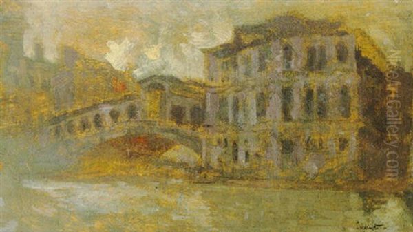 The Rialto Bridge Oil Painting by Walter Richard Sickert