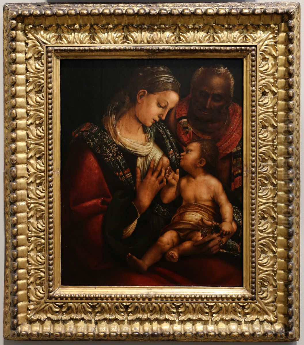 The Holy Family Oil Painting by Luca Signorelli