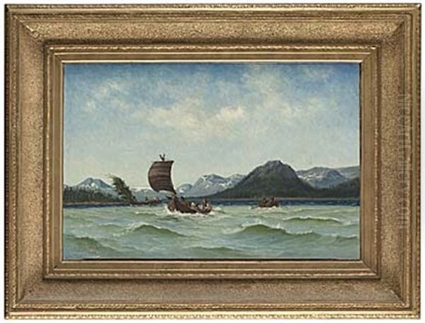 Segelturen Oil Painting by Jacob Silven