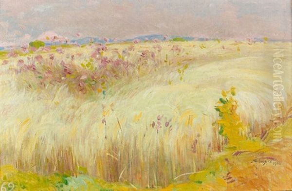 Sommerfelder Oil Painting by Albert Henri Louis Silvestre