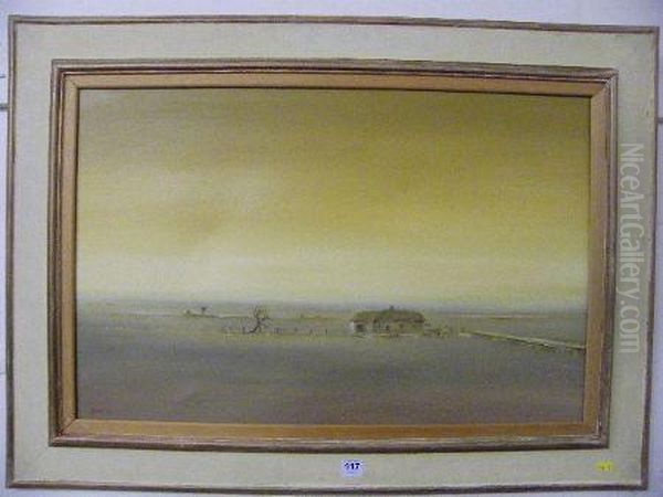 A Pair Of Oils On Canvas Oil Painting by Edward Bradley