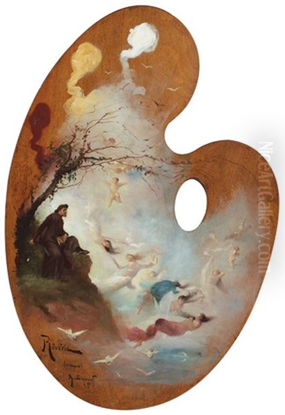 Daydreaming Oil Painting by Michel Simonidy