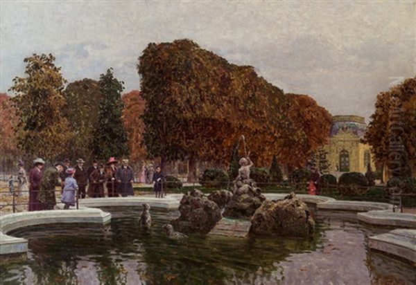 Schonbrunn Oil Painting by Stefan Simony