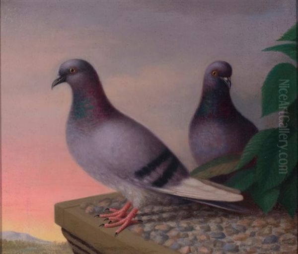 Sunrise Oil Painting by Hannah B. Skeele