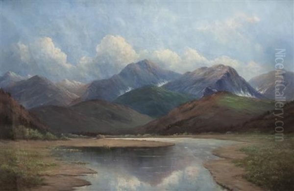 Untitled Oil Painting by Leslie James Sketch