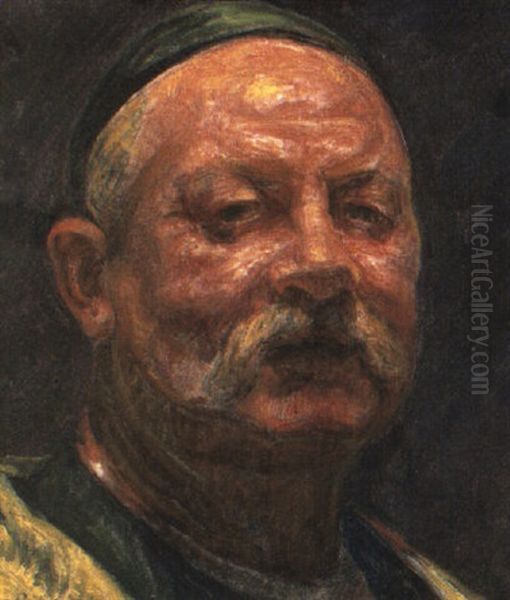 The Crossing Oil Painting by Christian Eriksen Skredsvig