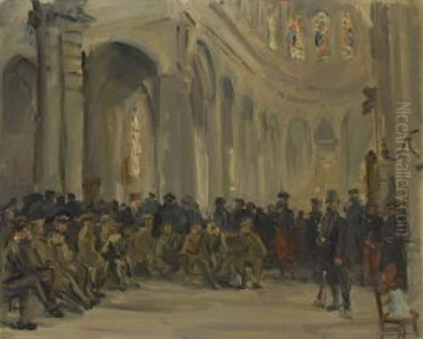 St. Pierre In Douai Oil Painting by Max Slevogt