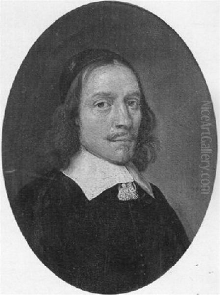 Portrait De Gentilhomme Oil Painting by Pieter Cornelisz van Slingeland
