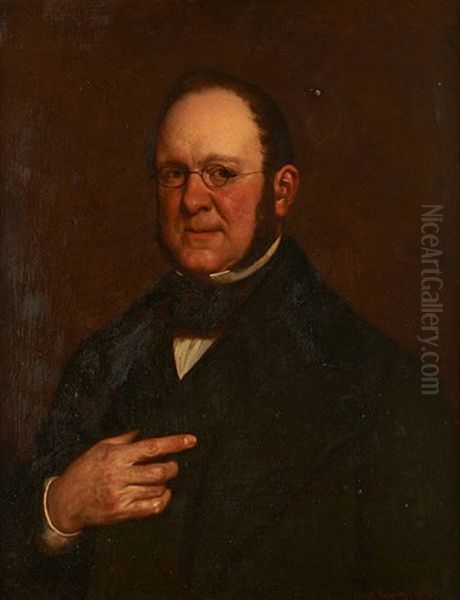 Portrait Masculin Oil Painting by Ernst Slingeneyer