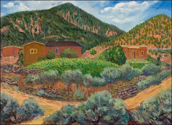 Road Up The Canyon Oil Painting by John Sloan