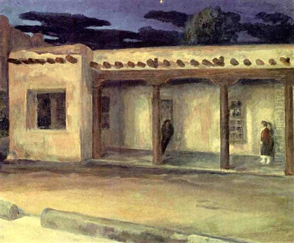 Palace Of The Governors Oil Painting by John Sloan