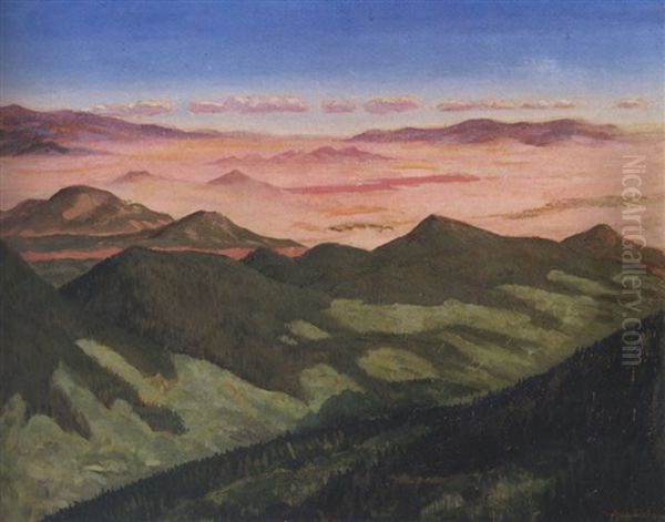 Desert Rose Oil Painting by John Sloan