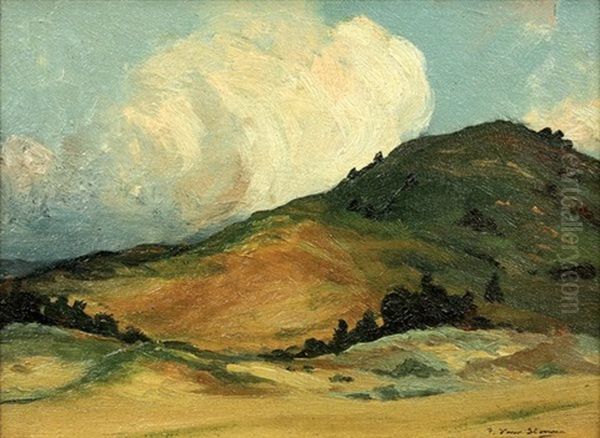 California Hills Oil Painting by Frank J. Van Sloun