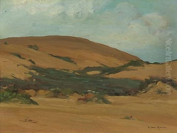 Monterey Dunes Oil Painting by Frank J. Van Sloun