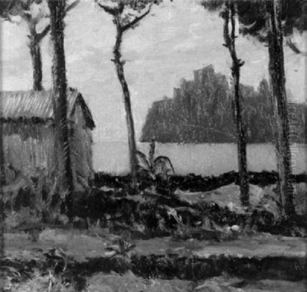 The Water's Edge Oil Painting by Frank J. Van Sloun