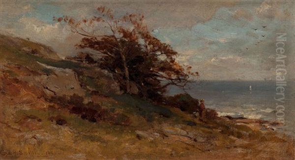 Landscape Near Sea Oil Painting by George Henry Smillie