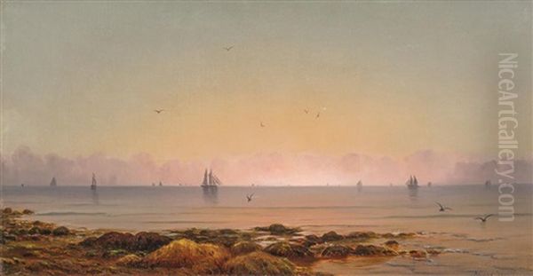 Thimble Islands, Near New Haven Oil Painting by Archibald Cary Smith