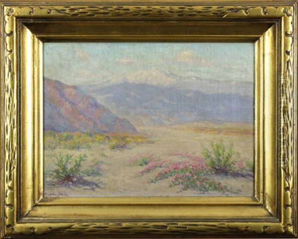 Desert Scene Oil Painting by Frederick Carl Smith