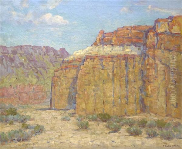Red Rock Canyon Oil Painting by Frederick Carl Smith