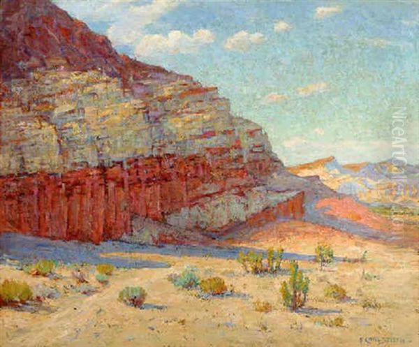 Red Rock Canyon Oil Painting by Frederick Carl Smith