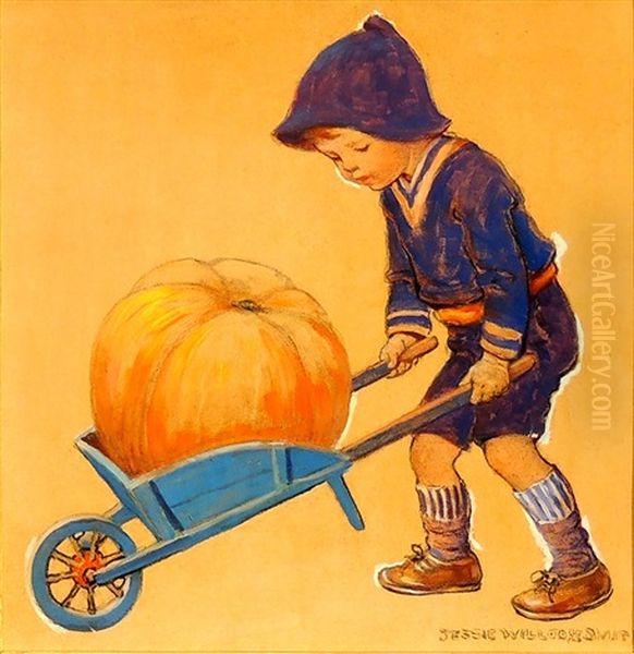 Leadville Express And Wagon Oil Painting by Jessie Willcox Smith