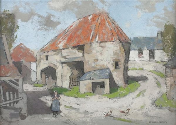 Ceres Mills Oil Painting by John Guthrie Spence Smith