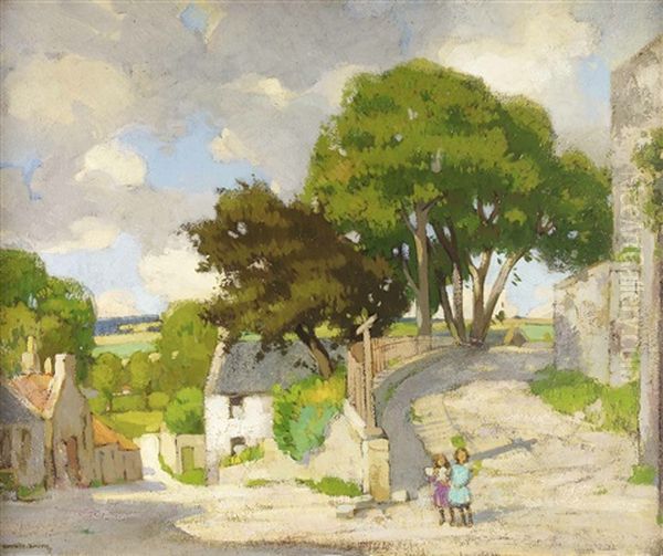 A Corner At Ceres Oil Painting by Spence Smith