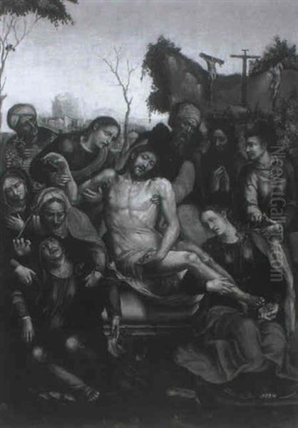 The Pieta Oil Painting by Sodoma