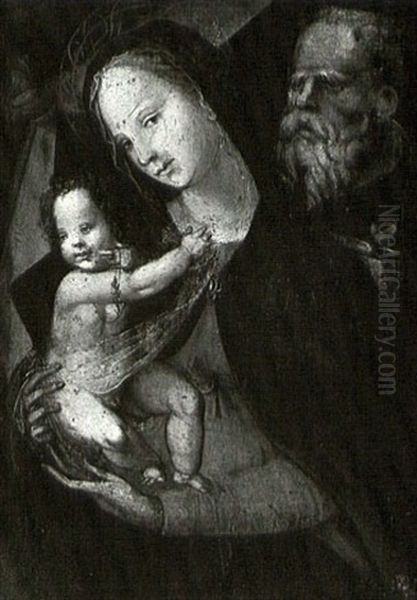 The Holy Family Oil Painting by Sodoma