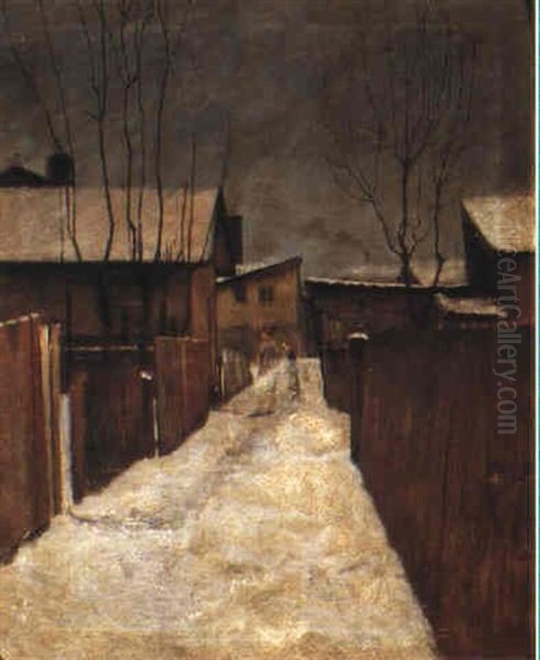 Graaveir Oil Painting by Harald Oscar Sohlberg