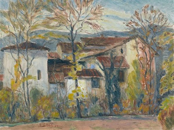 Paesaggio Autunnale Oil Painting by Giuseppe Soldati