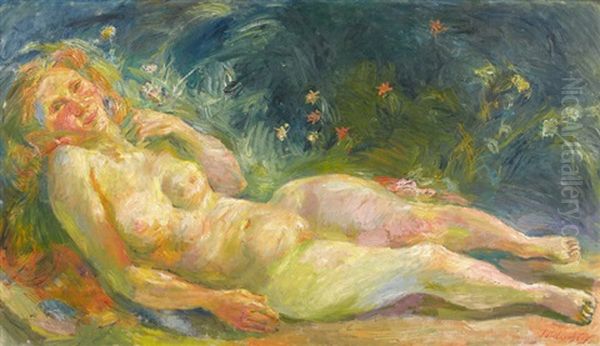 Abend Oil Painting by Alexander Leo Soldenhoff