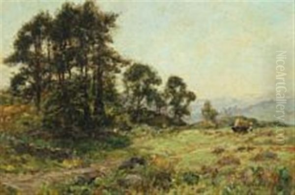 The Harvest Oil Painting by Richard Gay Somerset