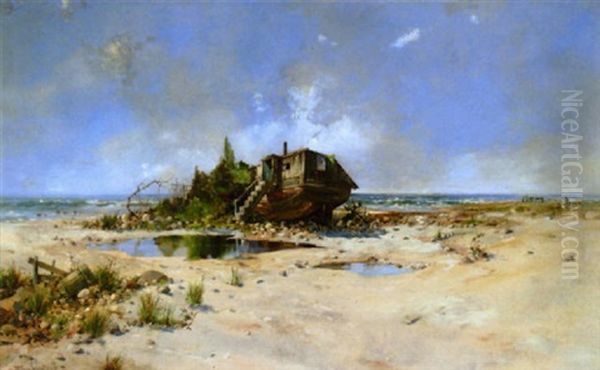 The Kelp Gatherers Oil Painting by William Louis Jnr. Sonntag