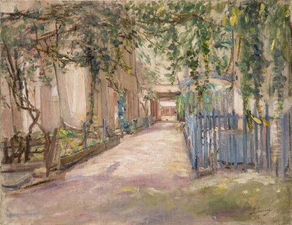 A Sun Alley Oil Painting by Savely Abramovich Sorine