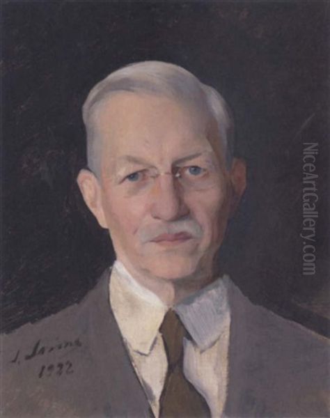 Portrait Of Pavel Maliukov Oil Painting by Savely Abramovich Sorine