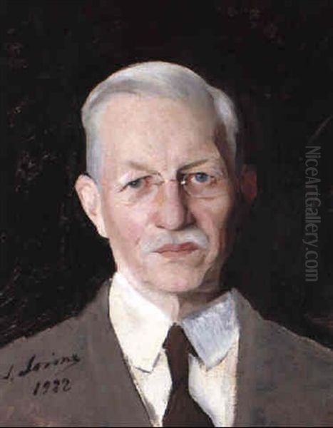 Portrait Of Pavel Nikolaevich Miliukov Oil Painting by Savely Abramovich Sorine