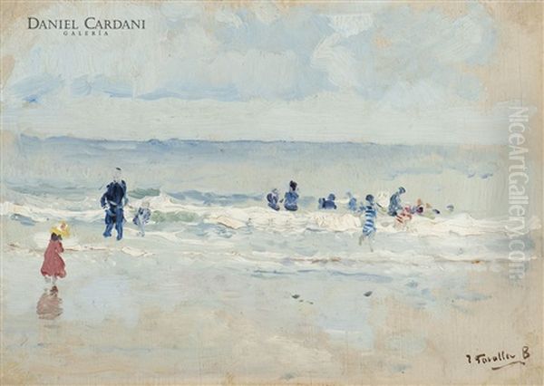 Laughing Italian Girl Oil Painting by Joaquin Sorolla