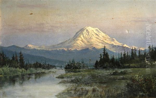 Mount Rainier Oil Painting by Fred W. Southworth