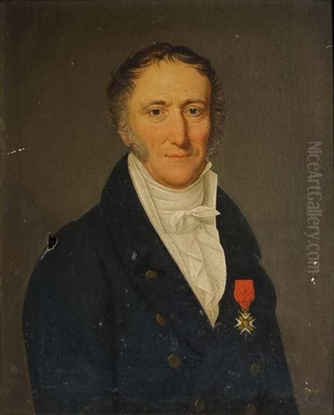 Portrait D'homme Oil Painting by Jean Baptiste Soyer