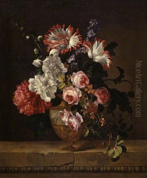 A Vase Of Flowers Oil Painting by Gerard Van Spaendonck