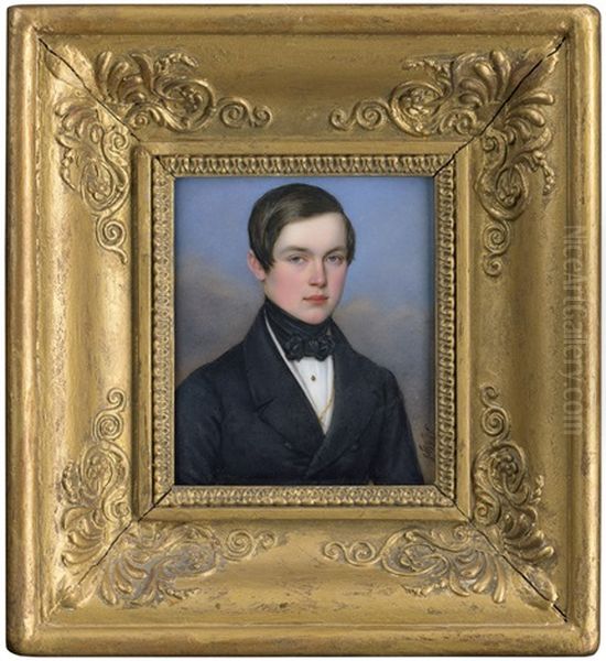 Bildnis Von Casimir Rudolf Katz Als Konfirmand Oil Painting by Jacob Spelter