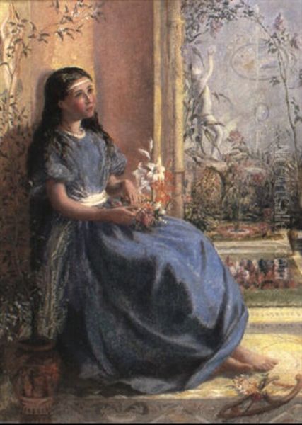 Lost In Thought Oil Painting by Thomas Ralph Spence